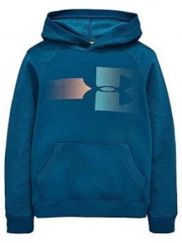 Image of Urban Armor Gear Boys Rival Logo Hoodie Teal Teal Size 11 12 Years