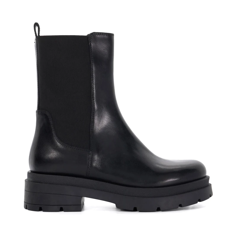 Image of Dune London Palmero Chunky Chelsea Boots BLACK female 5 (38)