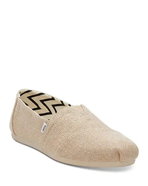 image of Toms Womens Alpargata Almond Toe Flats