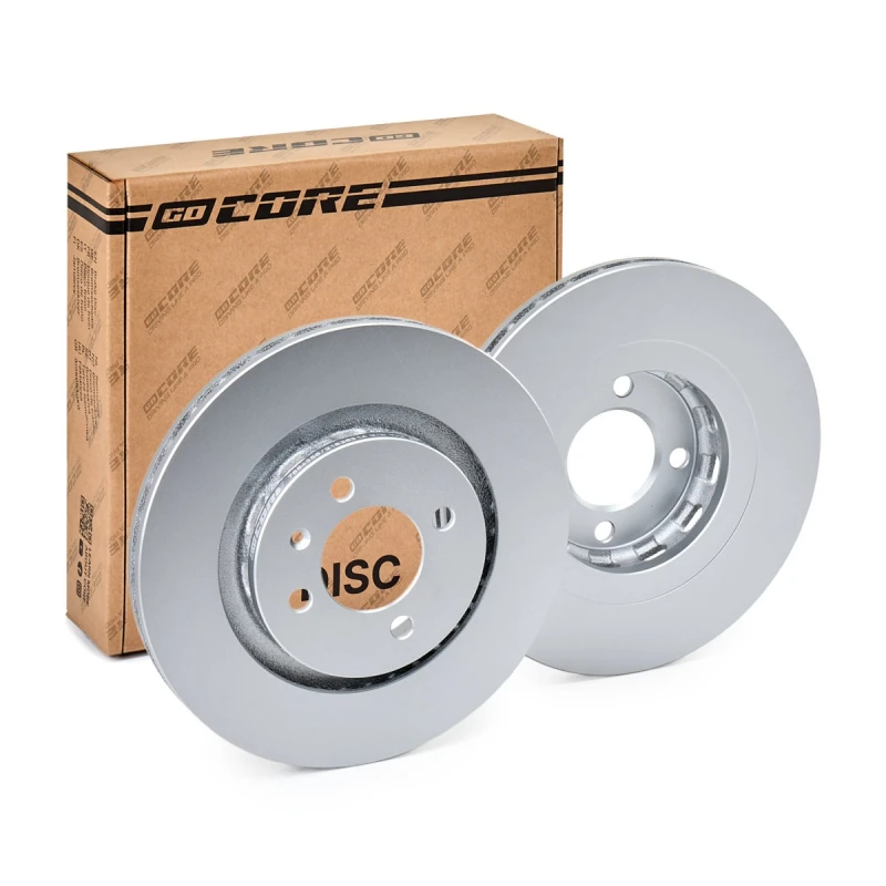 Image of goCORE GCH20189 Brake disc Front Axle, Vented, Cast Iron, High-carbon, without bolts/screws Cast Iron Brake Disc (82)