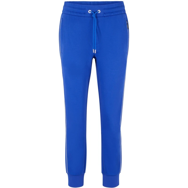 Image of Boss Mens Lamont 260 Ps Closed Hem Jogging Bottoms Bright Blue male XL