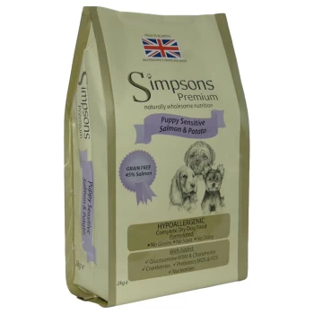 Image of Simpsons Premium Sensitive Chicken and Potato Dry Dog Food 2 x 12kg