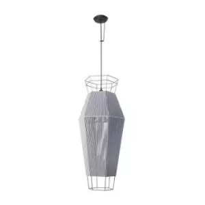 Image of Leds-c4 Lighting - Leds-C4 Legato - 1 Light Wall / Ceiling Pendant Black, Grey, E27