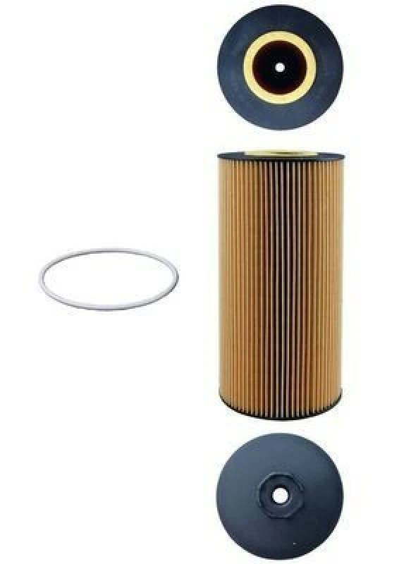 Image of MAHLE OX 348D Oil filter Filter Insert, with gasket/seal Oil Filter (7)