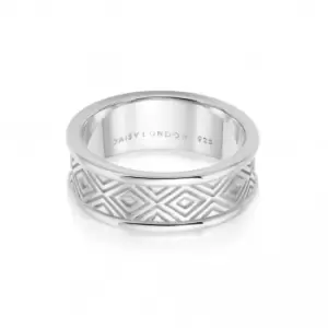 Image of Artisan Chunky 18ct Sterling Silver Ring NR01_SLV