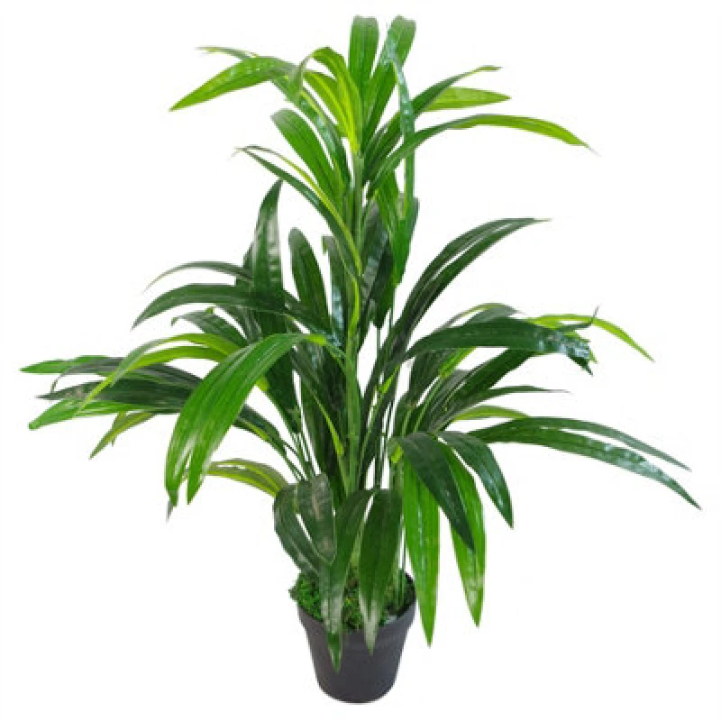 Image of Leaf 65cm Artificial Large Leaf Bamboo Shrub Plant Green unisex
