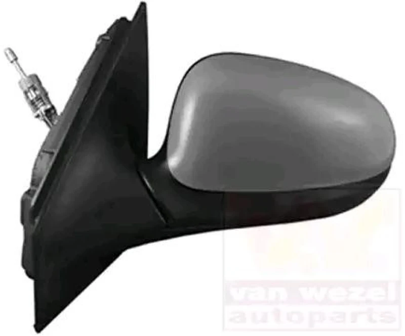 Image of VAN WEZEL 1779803 Wing mirror * HAGUS * Left, Control: cable pull, primed Outside Mirror (50)