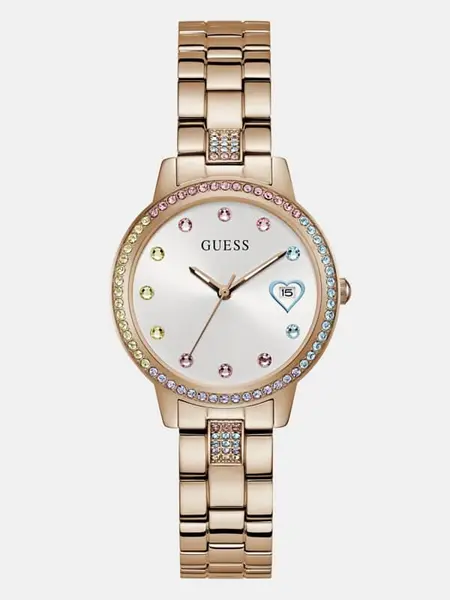 image of Guess Crystal Analogue Watch 14996294 Multiple colors