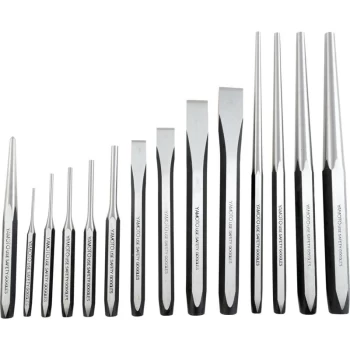 Image of Chrome Vanadium Chisel & Punch Set (14-Pce) - Yamoto