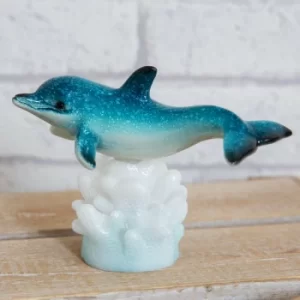 Image of Naturecraft Light Up Dolphin on Coral Ornament