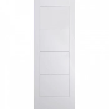 Image of LPD Ladder Moulded Panel White Primed Internal Door - 1981mm x 686mm (78 inch x 27 inch)