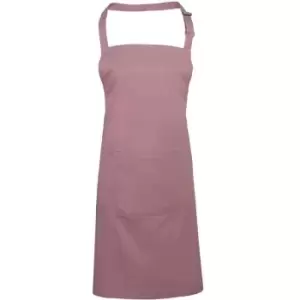 image of Premier Unisex Adult Colours Pocket Full Apron (One Size) (Rose)