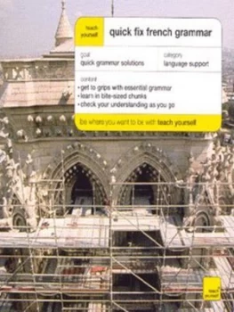 Image of Quick Fix French Grammar by Wendy Bourbon and Duncan Sidwell and Elaine Haviland Paperback