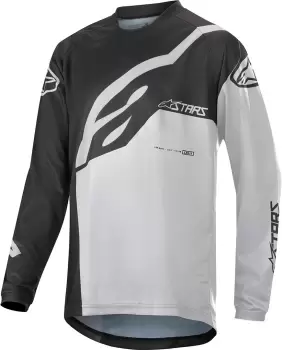 Alpinestars Racer Factory Youth LS Bicycle Jersey, black-white, Size XL, black-white, Size XL