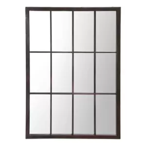 Image of Crossland Grove Valencia Outdoor Mirror Noir 500 X 25 X 700 Mm - Black