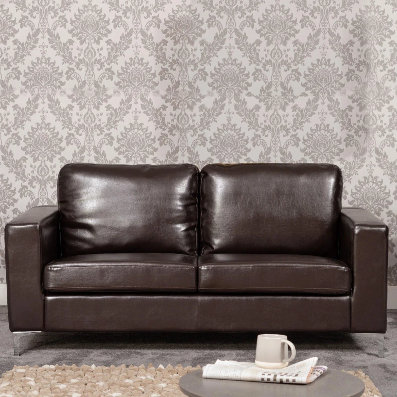 Image of Artemis Home Woodleigh 3 Seat Sofa Brown