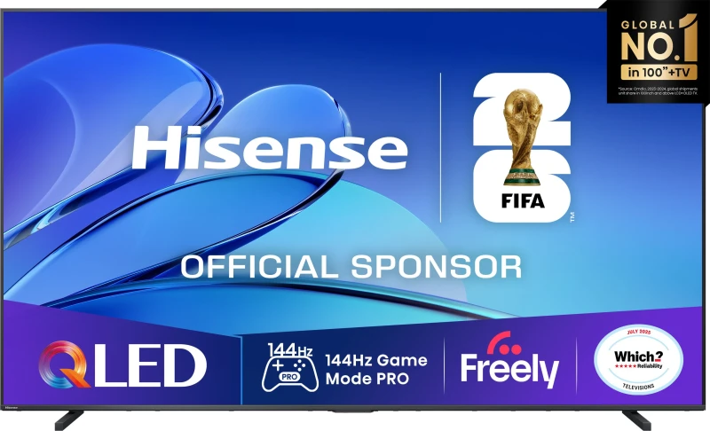Image of Hisense 98" 98E7QTUK Smart 4K Ultra HD QLED TV