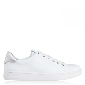Image of Calvin Klein Trainers - White/Silver