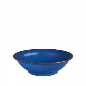 image of Denby Imperial Blue Small Shallow Bowl