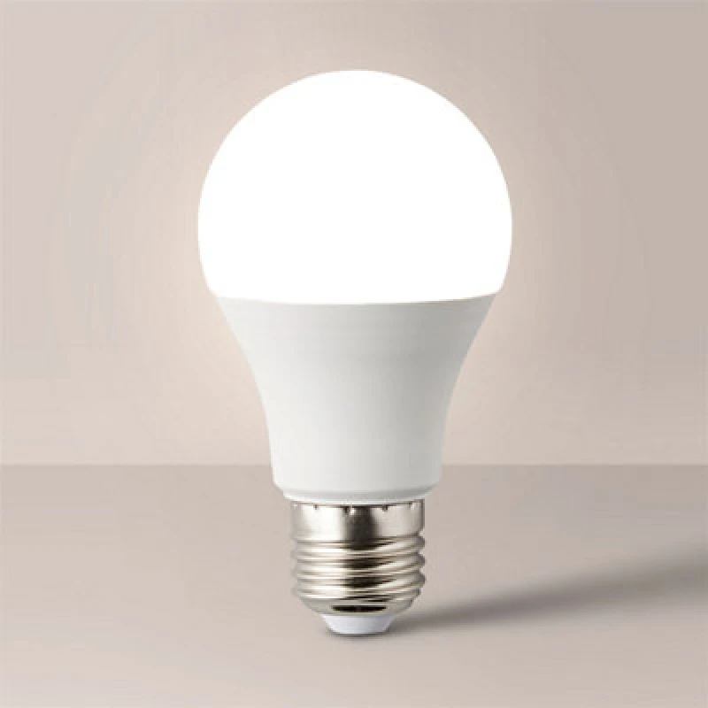 Image of ValueLights 3 Pack E27 White Thermal Plastic GLS LED 10W Warm White 3000K 800lm Light Bulb White