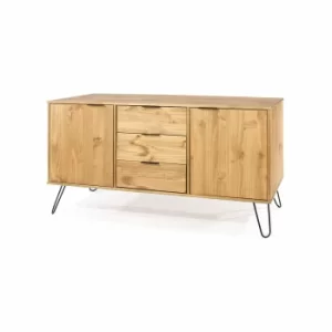 Image of Augusta Pine medium sideboard with 2 doors, 3 drawers