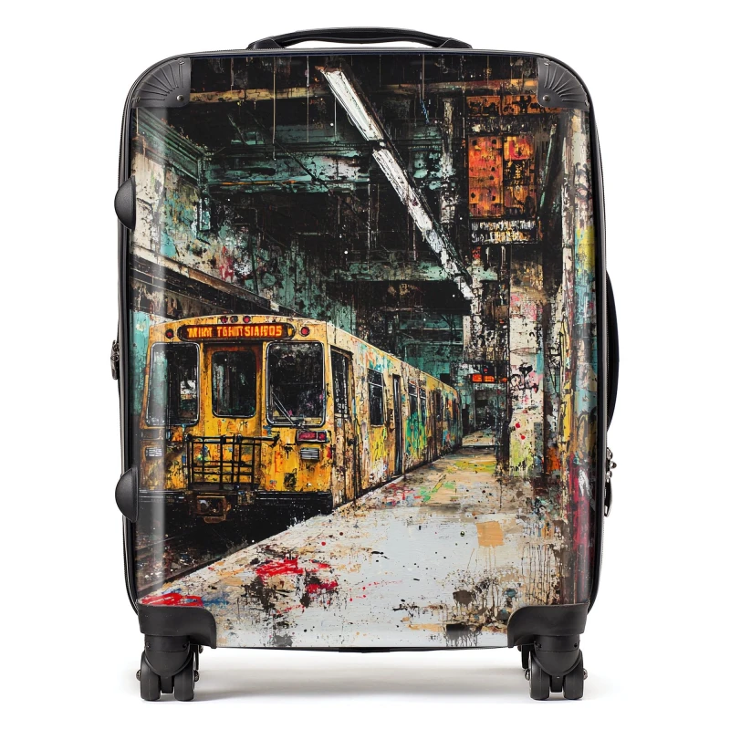 Image of Designer Luggage Jasper Reed: 00033 Suitcase Size: Large Multicolor Unisex Large
