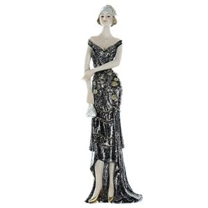 Image of Broadway Belles Black Dress 32cm - Eleanor