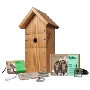 image of Green Feathers WiFi Bird Box Camera Ultimate Bundle 3Rd Gen