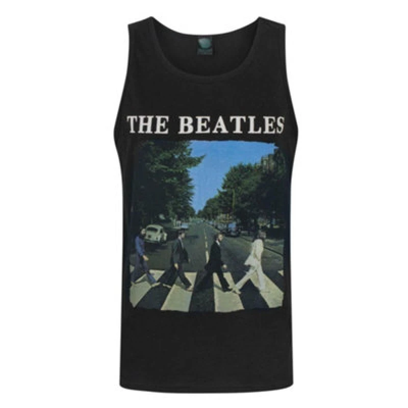 Image of The Beatles The Beatles Men Vest in Black Size: Small Black S Male 5056030855061