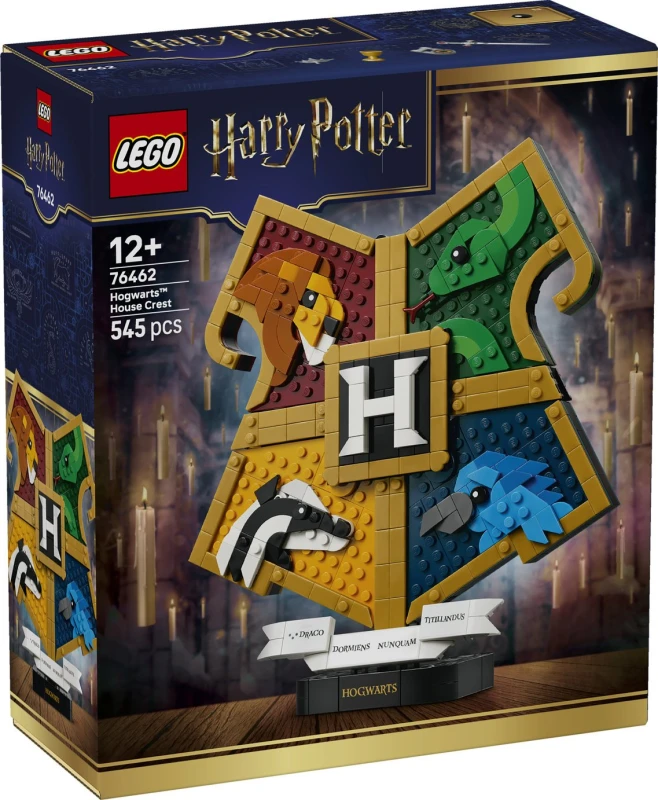 Image of LEGO LEGO Harry Potter Hogwarts House Crest 3D Wall Art Set 76462