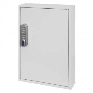 Image of Phoenix Deep Plus & Padlock Key Cabinet KC0502E 50 Hook with