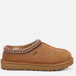 Image of UGG Womens Tasman Suede Slippers - Chestnut - UK 4