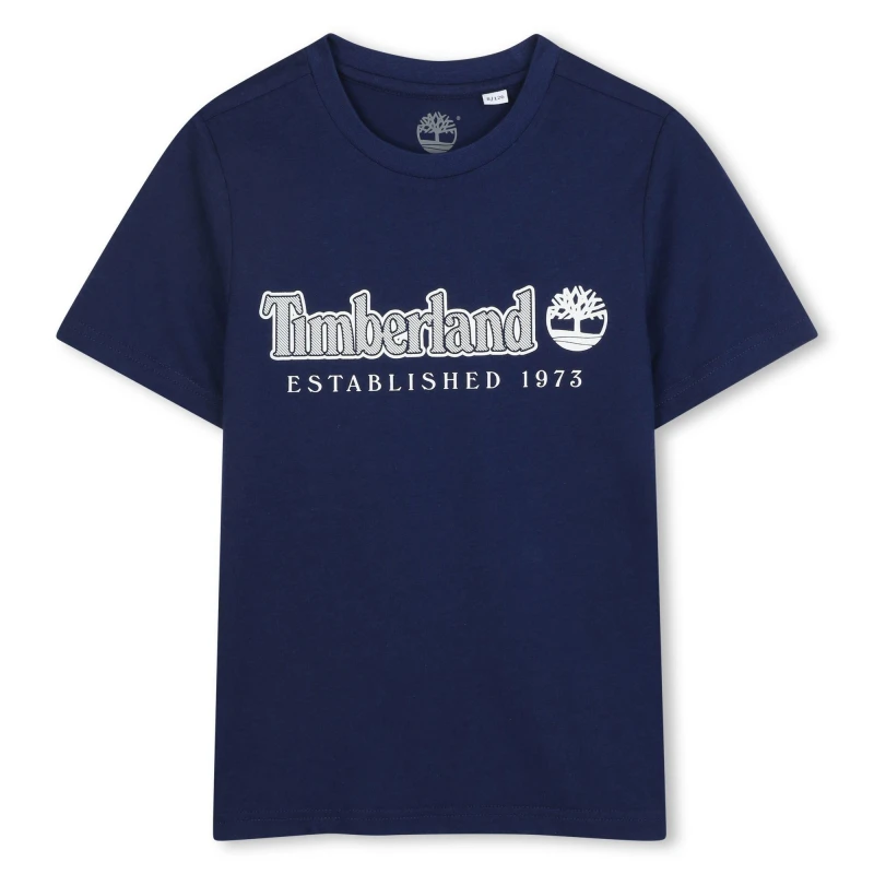 Image of Timberland Kids Classic Logo T-Shirt Navy male 6 Years