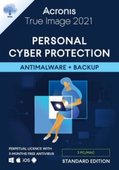 Image of Acronis TI34B2UKS True Image 2021 License - 3 Computer