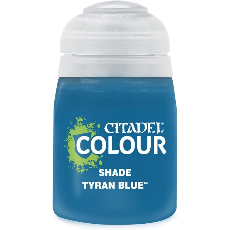 Image of Citadel Games Workshop Colour Shade: Tyran Blue (18ml) Paint Multi