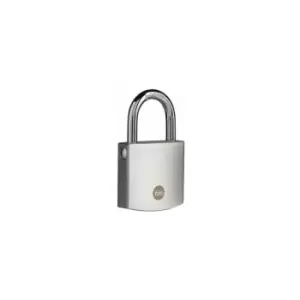 image of Yale - Brass Padlock 50mm Chrome Finish