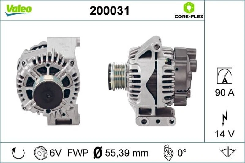 Image of Alternator VALEO 200031