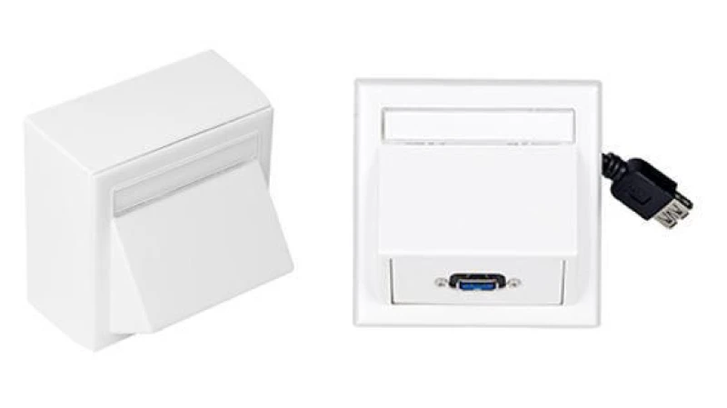 Image of Vivolink WI221185 socket-outlet USB White