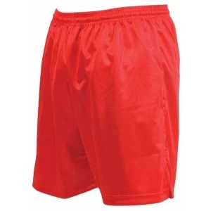 Image of Precision Micro-stripe Football Shorts 18-20" Red