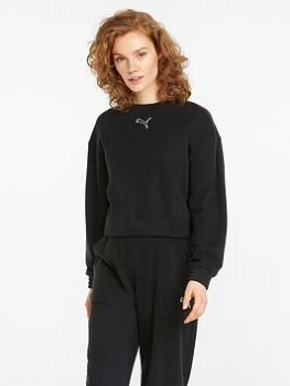 Image of Puma Loungewear Suit - Black, Size L, Women