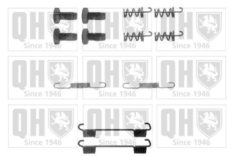 Image of QUINTON HAZELL Brake shoe fitting kit QUINTON HAZELL BFK308