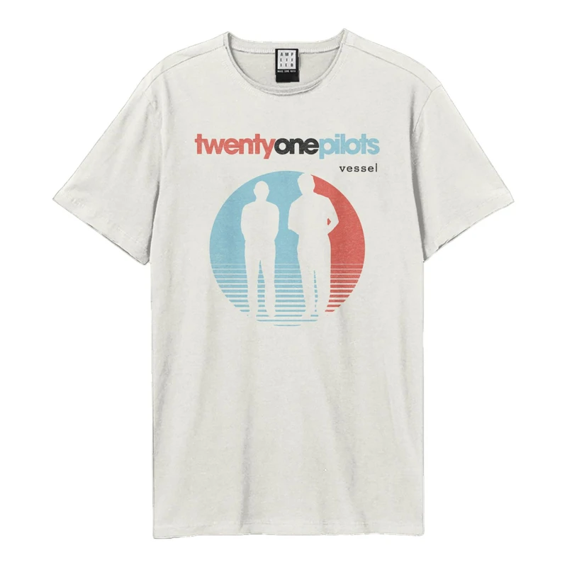 Image of Amplified Amplified Men Grandpas Retro Twenty One Pilots T-Shirt in White Size: X-Small White XS Male 5063574714280