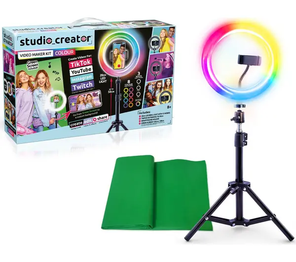 image of CANAL TOYS Studio Creator Video Maker Light Ring 3555801423215