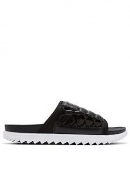 Image of Nike City Slide - Black/White, Black/Grey, Size 10, Men