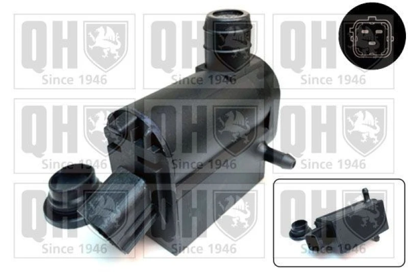 Image of QUINTON HAZELL Windscreen washer pump QUINTON HAZELL QWP087