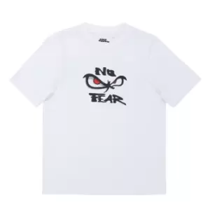 Image of No Fear New Graphic T Shirt Junior Boys - White