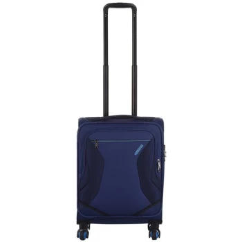 image of American Tourister Eco Wanderer Blue Suitcase