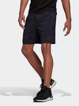 image of adidas Train 365 3 Stripe Shorts - Navy, Size 2XL, Men