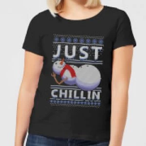Image of Just Chillin Womens T-Shirt - Black - 3XL - Black