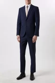 Image of Slim Fit Navy Marl Suit Jacket